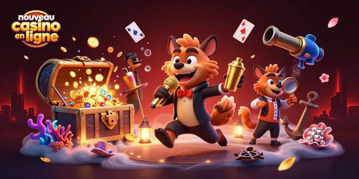 Jouez et gagnez sur un nouveau casino en ligne avec une ambiance animée et des jeux palpitants.