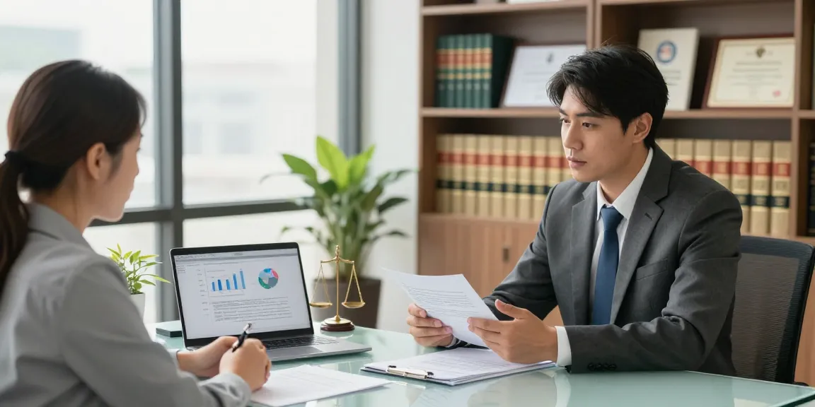 Consultation juridique au cabinet valken.legal avec un avocat et son client, ambiance de confiance.