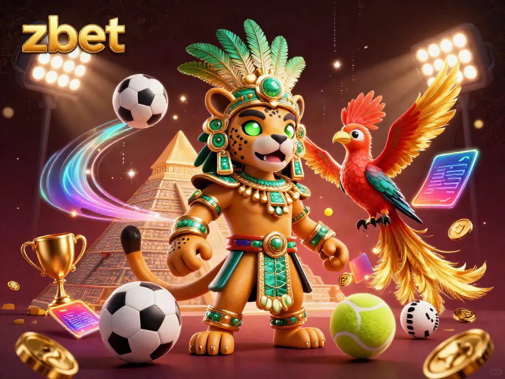 Engage in thrilling gameplay with zbet as the vibrant Mayan priest and colorful quetzal enhance the casino scene.