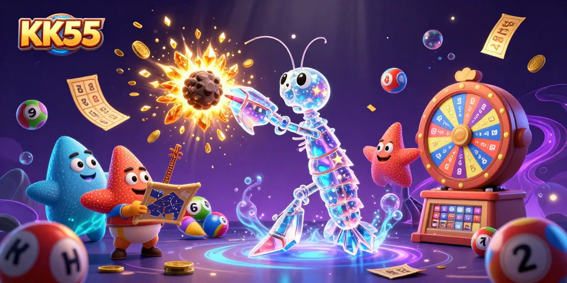 Engage with KK55 and experience thrilling wins amidst colorful lottery elements and dynamic casino action.